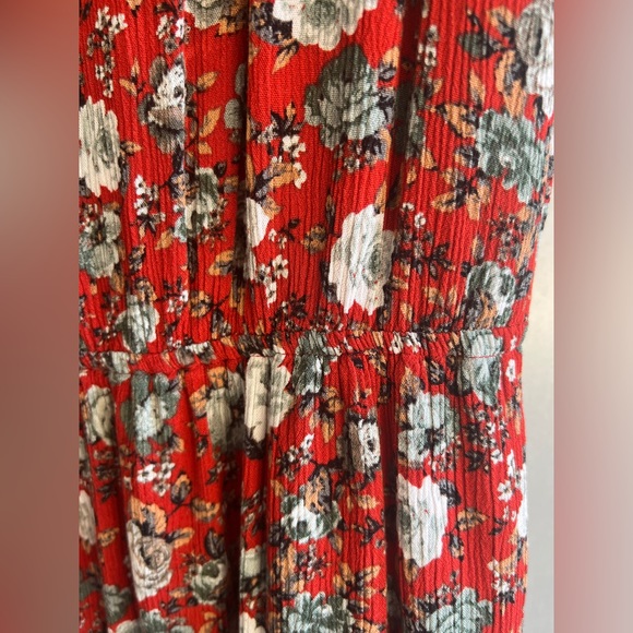 Market & Spruce Women’s S Midi Dress Floral Embroidered Boho Chic - Picture 5 of 14